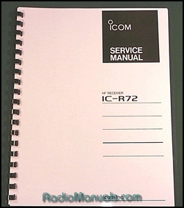 Icom IC-R72 Service Manual
